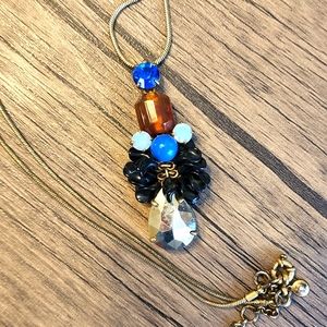 J Crew long statement necklace